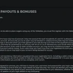 Jackpot Raider verification terms concerning identity and payment evidence